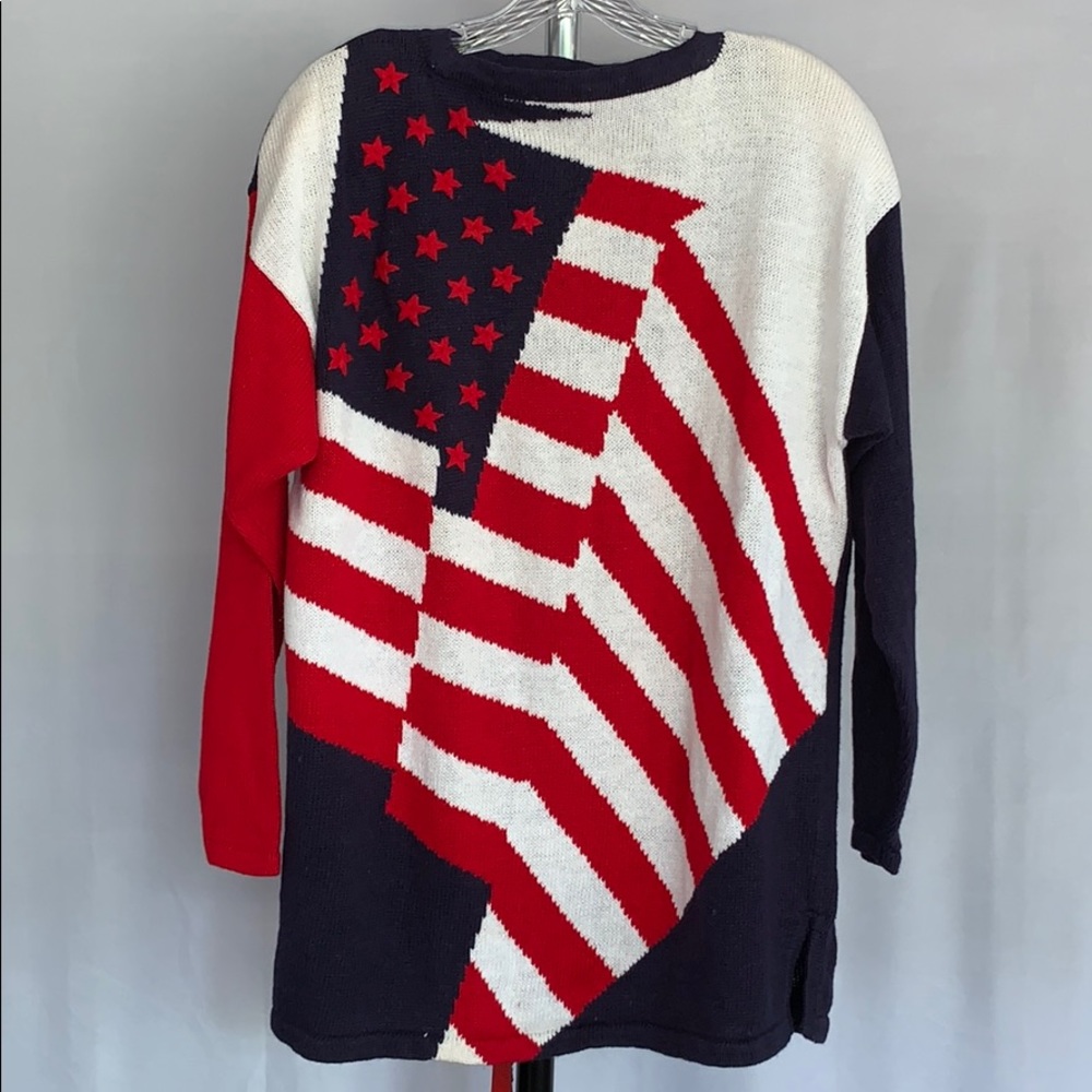 Vintage Austin Reed American Flag Sweater Medium